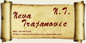 Neva Trajanović vizit kartica